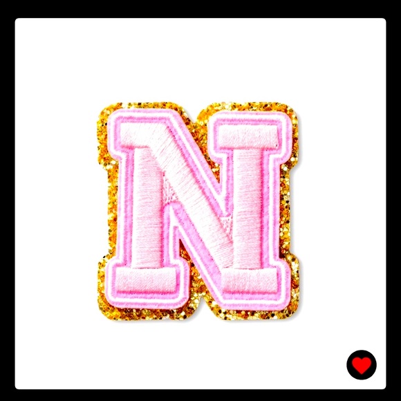 STONEY CLOVER LANE x TARGET LETTER STICKER PATCH Letter- N,  Preppy style - Picture 3 of 15